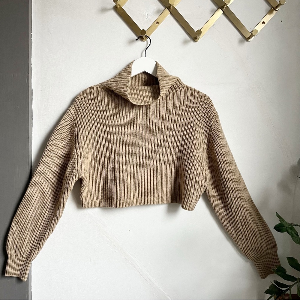 Wilfred Montpellier Merino Wool Waist Turtleneck